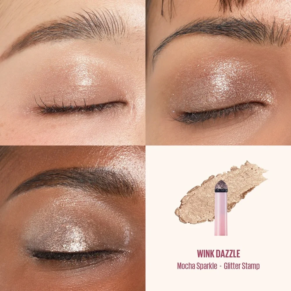 Kaja Beauty Mocha Sparkle Wink Dazzle Eyeshadow & Glitter Multi Stick